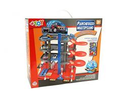 Globo Toys Globo07266 W Toy stationnement 4 Couches avec élévateurs et moulé sous Pression de Voiture
