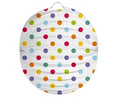 Folat Lanterne à Pois 22 cm