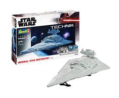 Revell Technik 00456-Maquette Construire avec Son et lumière Imperial Destroyer Longueur 60 cm Star Wars Maquette, 00456, Blanc