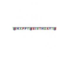 Procos PR88638 Guirlande « Happy Birthday » avec Masks PJ
