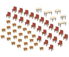 Faller - F180438 - Modélisme - Tables + Chaises