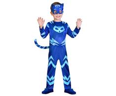 Amscan PJMASQUES YOYO-Catboy Deguisement, 9902953, Bleu FR: 5/6 Ans