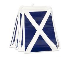 Bristol Novelty Novelty-PG022D PG022D Guirlande Bunting Drapeau Écossais, Bleu/Blanc, Taille Unique