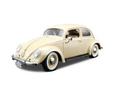 Bburago - 2043141 - Véhicule Miniature - Modèle À Léchelle - Volkswagen Käfer 1955 - Beige - Echelle 1/18
