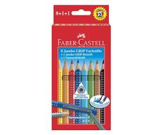 Faber Castell - 280921 - 12 crayons de couleur Jumbo Grip - Crayon de papier et crayon nominatif