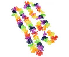 Unique Party Guirlande hawaïenne, Lot de 4