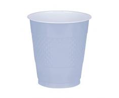 Amscan Gobelets Plastique Bleu 355 ml, 7 am552287 – 108