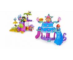 Pinypon - 700013641 - Mini Poupée - Coffret LÎle Magique des Pirates et des Sirènes + 2 Figurines