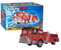 Revell Monogram Maquette SnapTite Camion Pompier Mack Fire Pumper échelle 1/32, 85-1225, Multicolor