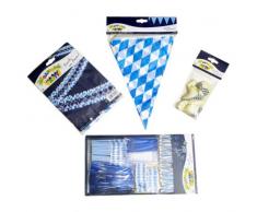 TIB 27740 Kit de fête Bayern 1 Lot de 330 pièces, 1 Guirlande de fanions, 1 Guirlande en Papier, 1 Guirlande de Ballons