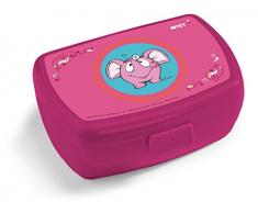 NICI 41876 Jolly Mäh Boîte à Pain avec éléphant Curcuma, 17 x 12 x 6,8 cm