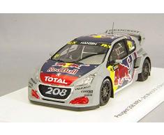 SPARK- Voiture Miniature de Collection, S7805, Gris/Bleu/Rouge