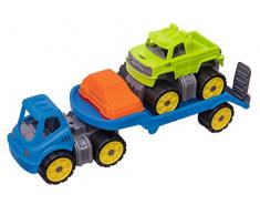 Big 800055809 – Power Worker Mini Monster Truck Set de véhicule pour Enfant