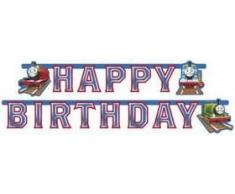 amscan - 552163 - Guirlande Happy Birthday Thomas et Friends - 180 x 15 cm
