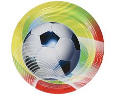 amscan - 552562 - 8 Assiettes Foot Diamètre - 23 cm