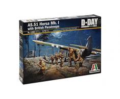 Italeri - I1356 - Maquette - Aviation - Planeur As.51 Horsa + Paras