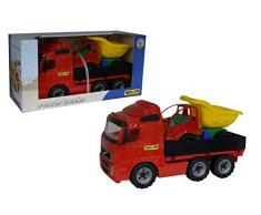 Polesie 9715 Volvo Powertruck Rampe Fourmis, Camion Benne (boîte) – Véhicules Jouets, Multicolore