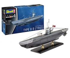 Revell- sous Marin Allemand Type IIB (1943) Maquette, 5155, Gris