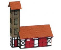 Busch Environnement - BUE8242 - Modélisme Ferroviaire - Caserne de Pompiers (N)