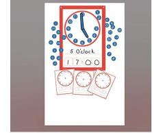 Inspirational Classrooms Motivante salles de Classe 7 923 022 cm Tableau Multi magnétique Horloge Jouet éducatif