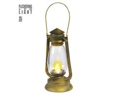 Widmann vd-wdm9530l Lanterne avec lumière LED vacillante, Or, Taille Unique