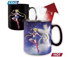 ABYstyle - SAILOR MOON - Mug Thermique Réactif - 460 ml - Sailor Moon & Chibi Moon