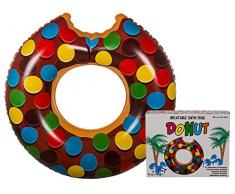 OOTB- Donut en Matelas Gonflable, 91/4174, Mehrfarbig