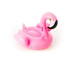 Jeux dextérieur Didak Pool - Matelas / Bouée Gonflable - Bouée Flamant Rose Rose - 140x130x120cm