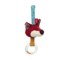 sigikid, Garçon, Hochet Anneau de Dentition, à Accrocher, Renard Hubert Hallali, Bleu/Rouge, 42234