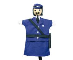 Goki - 2040598 - Marionnette À Mains en Peluche - Officier De Police