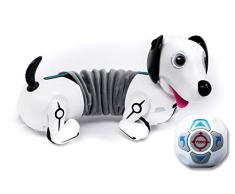 Ycoo by Silverlit - Jouet Robo Dackel - Chien Extensible Radiocommandé ou Autonome - 35 cm - Peut Courir Derrière sa Balle