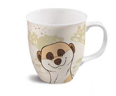 NICI 42786 Tasse en Porcelaine avec cœur Blanc 9,5 x 10 cm 1 cm sous Le Bord