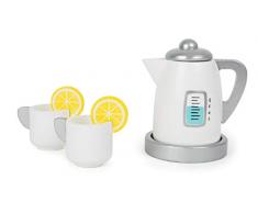 Small Foot Service à thé avec Bouilloire en Bois, favorise la créativité et la motricité, spécialement pour Les Petites Mains denfants Jouets, 11115, Multicolore