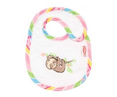 Heless 979 Bavoir pour poupée en Peluche Multicolore 38-45 cm
