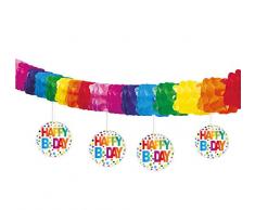 Folat Décoration danniversaire « B Day » (Guirlande de 4 m)