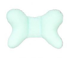 Fun with Mum But-PIL-Min-My-LOV Coussin de Nuque Motif Papillon Menthe My Love