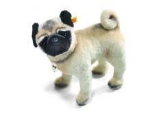 Steiff - 45042 - Peluche - Lielou - Chien - Alpaga - Blanc - 30 cm