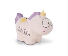 NICI 42513 Tirelire en Forme de Licorne Cloud Dreamer pour Grands rêves Rose/Violet 7,5 x 12 x 16,5 cm