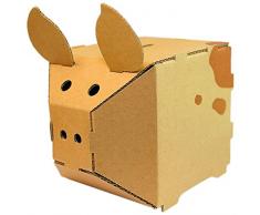 FUNNYPAPER Funny Paper 78220 Tirelire en Papier recyclé Motif Cochon Marron 9503.00-3919