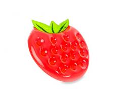 Jeux dextérieur Didak Pool - Matelas / Bouée Gonflable - Bouée Fraise Géante - 143x140x25cm