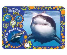 National Geographic NG40103 Set de Table pour Enfant Blanc Requin