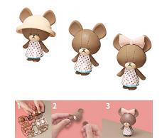 Bandai - Haco Room - Kit Jackie - 26 pièces à assembler - Poupée Jackie et accessoires - mini-univers - jeu de construction - 35461