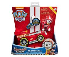 La Pat Patrouille - 6058585 - Véhicule + Figurine Ready Race Rescue - Marcus - Voiture Paw Patrol - Jeu jouet enfant