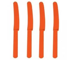 Amscan International 552289–05 couteaux Ensemble de couverts, Orange