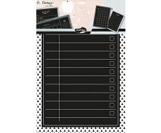 Maildor AD014O - Un sachet M Design 2 planches stickers muraux 49x69 cm, Monthly plan