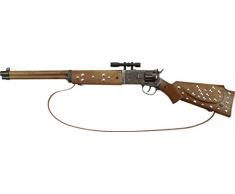 Schrödel- Carabine Jouet Fusil Argente Antique 77cm 12-Coups dans la boîte, 6078028, Taille Unique