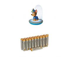 La Pat Patrouille - Veilleuse magique GoGlow - lampe de poche et projecteur avec piles AmazonBasics