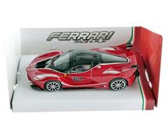 Bburago- Miniature Voiture de Collection, 36024R_Boite, Rouge/Noir/Gris