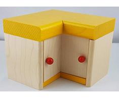 Rülke 22637 Jouet en Bois pour poupée Bois Jaune