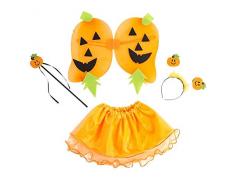 Carnival Toys 8004761064259 Set Sucette (Aile H.32 x 42 cm, Jupe, Serre-tête et Baguette), Multicolore